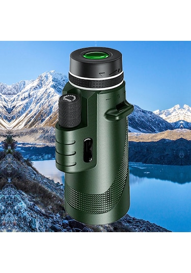 Wezone 40x60 Yeşil Dürbün - Gece Görüşlü, Telefon Bağlantılı, Tripodlu Profesyonel Teleskop