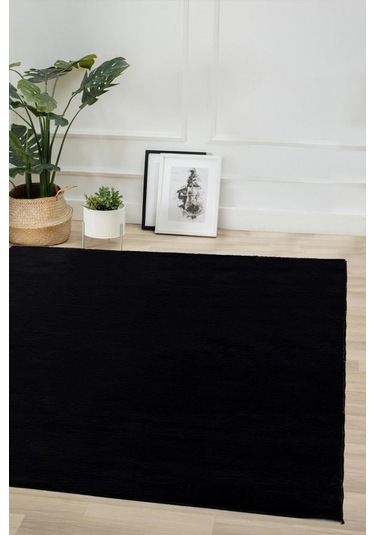 Jassrug Kürk Halı 160X220 Siyah