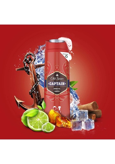 Old Spice Captain Duş Jeli ve Şampuan 400 ML