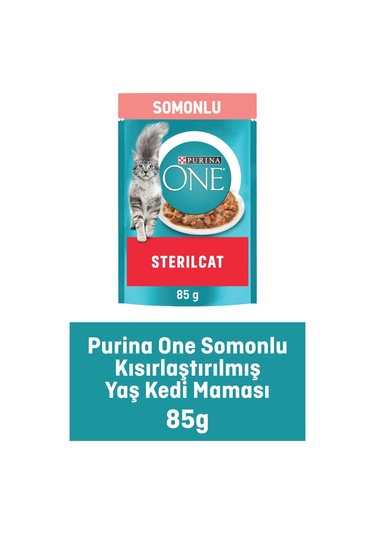 Kısırlaştırılmış Kedi Maması Somon & Havuç 85 G