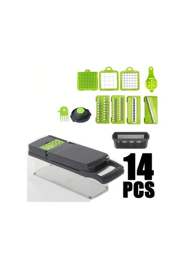 14/16 In 1 Dilimleme Sebze Gıda Parçalayıcı Sebze Kesici Domates Diğer