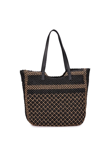 Pierre Cardin Kadın Hasır Omuz Çantası 05pc25y1502 Siyah