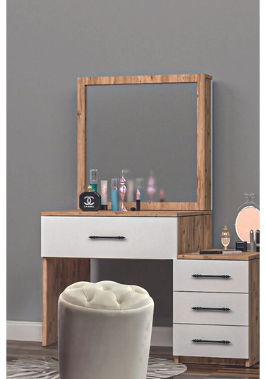 Most Hallow Kapitoneli Sandıklı Puf 01 Krem Kadife Kumaş Evinize