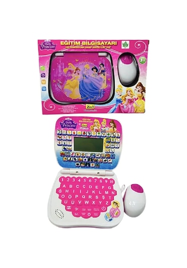 Eğitici Ekranlı Laptop Çocuk Bilgisayarı Mauslu