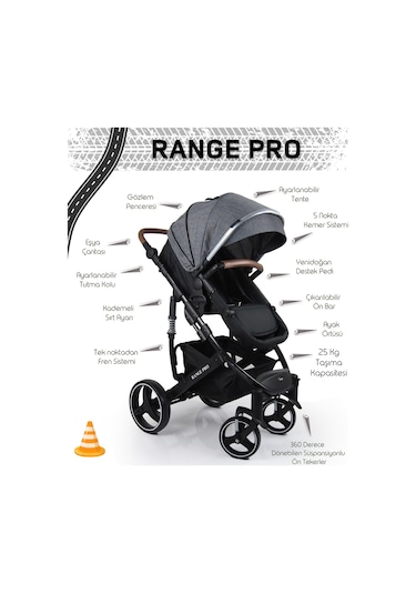 Prego Range Pro Travel Sistem Bebek Arabası 2096