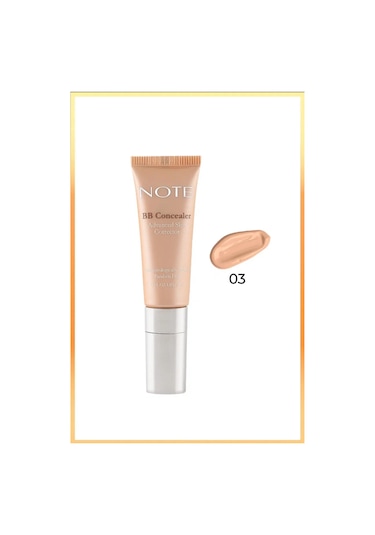 Note Cosmetique Bb Concealer Spf 15 Yoğun Kapatıcı Metal Başlıklı Göz Altı Kapatıcısı - 03 Orta Koyu