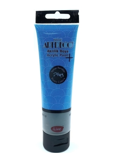 Plus Akrilik Boya 100ml Tüp Gök Mavisi 450 A
