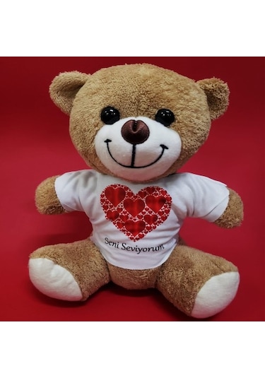 Mk Exclusıve Love Tişörtlü Peluş Ayıcık