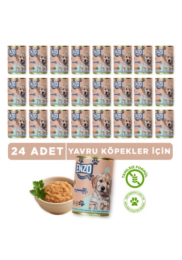 Yavru Konserve Köpek Maması 400 Gr X 24