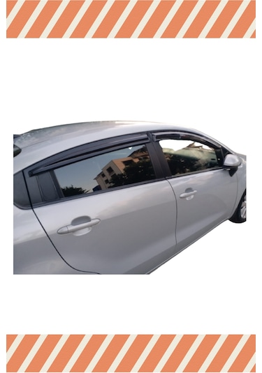 Kıa Rio Sedan 2011-2017 Modellerine Özel 4'lü Mügen Tip Cam Rüzgarlığı