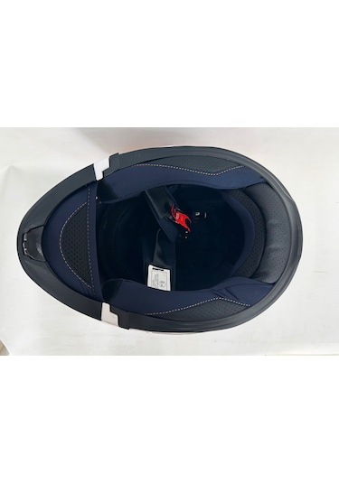 Nero Çene Açılır Kask Tk912 Paralk Beyaz İç Güneş Vizörlü
