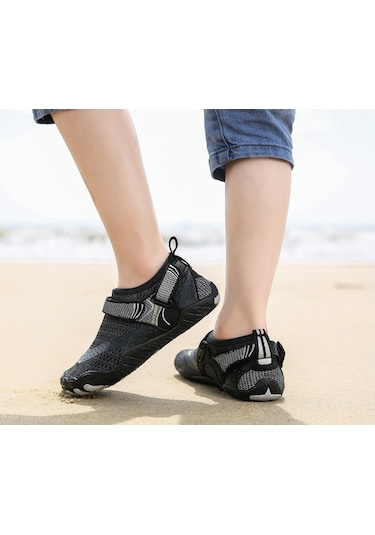 Sones Unisex Deniz Ayakkabısı Plaj Ayakkabı Siyah