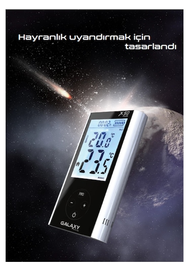 Galaxy Uyumlu Energy X50 Plus Kablosuz Wifi'li Smart Oda Termostatı