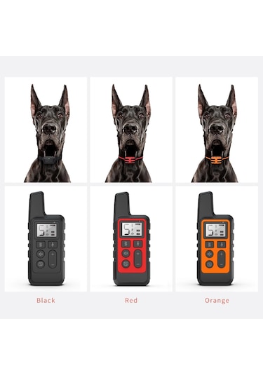 Zilinn Elektronik Köpek Eğitim Tasması, Su Geçirmez, Şarj Edilebilir, Havlama Önleyici, Uzaktan Kumanda, Küçük Ve Orta Boy Köpekler İçin Eğitici