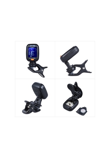 Akort Aleti Gitar Tuner - Aroma At101 Digital Chromotic