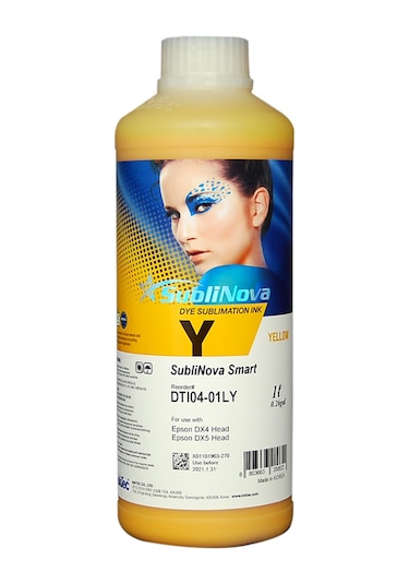 İnktec Sublinova Süblimasyon Mürekkep 1 L Sarı Dtı04-01Ly