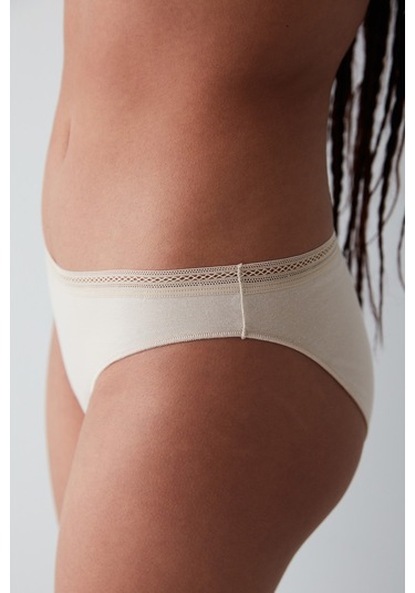 Penti Easy Cotton Trim Slip Külot Bej