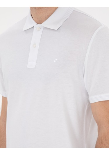 Pierre Cardin Erkek Beyaz Tişört Basic 50302561-vr013 Beyaz