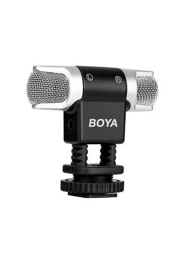 Boya By Mm3 Çift Kafa Mini Stereo Mikrofon