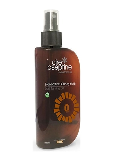 Cire Aseptine Bronzlaştırıcı Güneş Yağı  200 ML