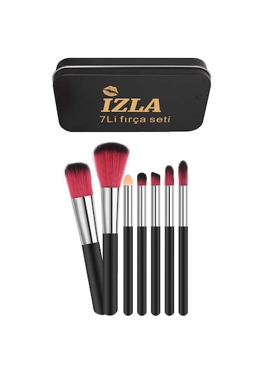 İzla Metal Kutulu 7'li Fırça Seti