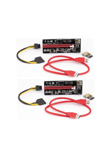 Unichrome V009S Plus PCI-E X1 To X16 Mining Yükseltici Riser 2 Adet