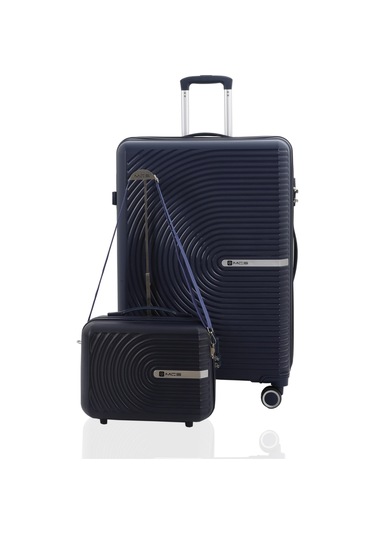 Mçs Polipropilen 2li Valiz Seti Büyük & Makyaj V374 S24sy1000076-set 00008 Lacivert