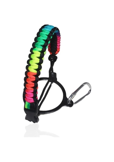 Roll Bar Tutma Kolları Su Şişeleri Askı Taşıyıcı İçin Paracord Tutma Kolu - Renkli Çok Renkli