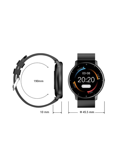 Singree"zl02 Akıllı Saat 1.28" Renkli Ekran