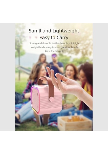 Artfulabode Bluetooth Karaoke Hoparlörü 2 Adet, Rgb Işıklı Şarkı Söyleme Makinesi Jzr-gy, Ev Partileri İçin