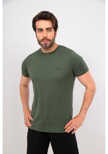 Fore Sport Erkek Bisiklet Yaka T-shirt Haki