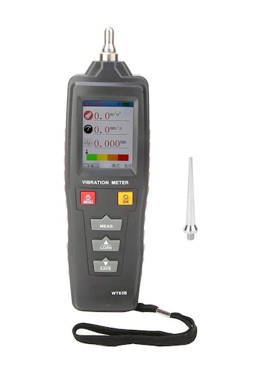 Wintact WT63B Vibrasyon Titreşim Ölçer Renkli Ekran