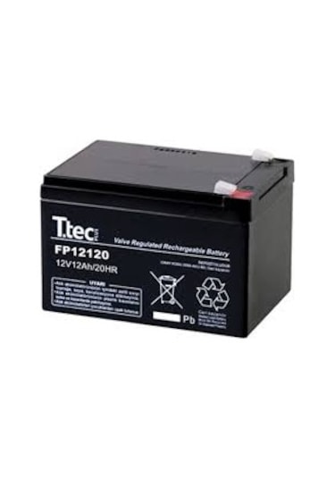 Ttec 12v Volt 12ah Amper Bakımsız Kuru Akü 2024 Üretim