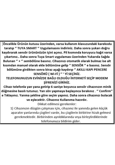 Tuya Uyumlu Sl-eg05 Kablosuz Kapı Pencere Manyetik Sensör