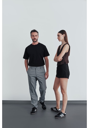 Muggo Jabbar Unisex Ortopedik Günlük Garantili Bağcıklı Yürüyüş Koşu Sneaker Spor Ayakkabı Siyah