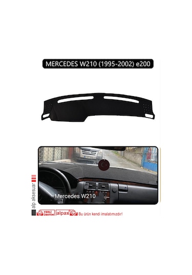 Mercedes W210 1995-2002 E200torpido Koruma Halısı Siyah Kenar