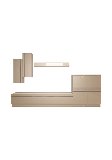 Decoraktiv Eko 6b Mdf Std Tv Ünitesi Tv Sehpası Beyaz