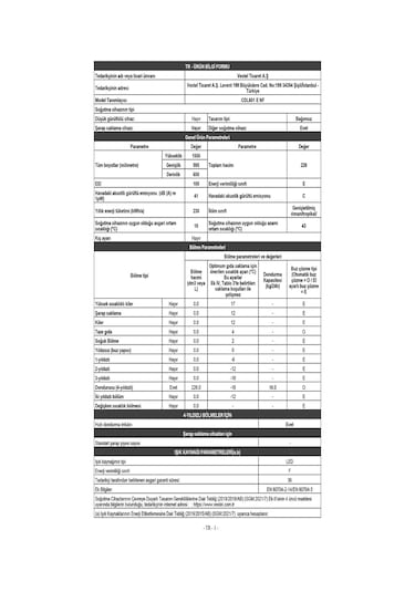 Vestel CDL601 E NF 226 LT 4 Çekmeceli Dikey Derin Dondurucu