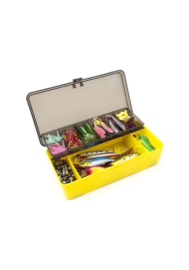 Valkyrie 302 Parça Çantalı Balık Olta İğne Silikon Kurşun Sahte Yem Seti 1. Kalite Komple Set Katlanır Kutu