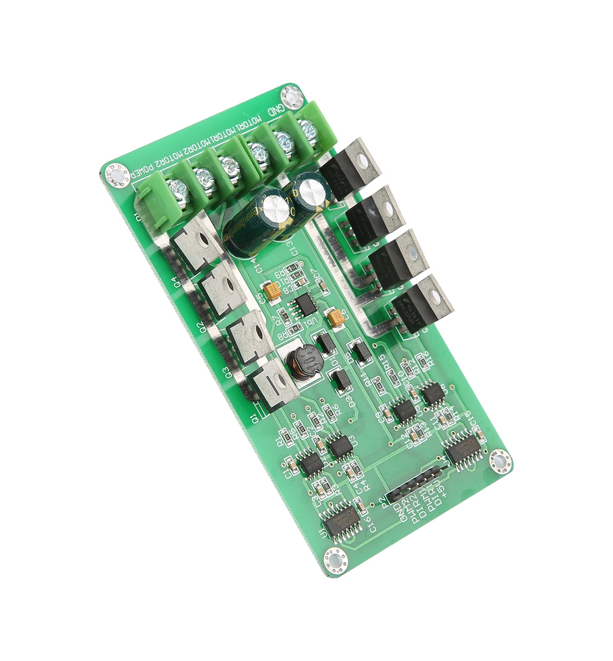 Tenfowee Irf3205 İki Yollu Dc Motor Sürücü Kartı - Güçlü Fren Fonksiyonu İle Yüksek Güçlü H Köprü Tasarımı