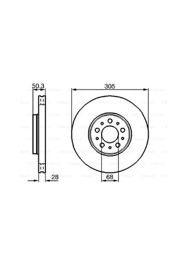 Volvo S80 3.0t6 2.9 2002-2007 Bosch Ön Disk 2 Adet