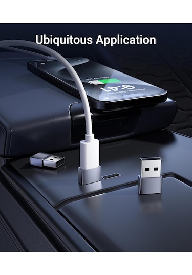 Usb-c Kadın Usb Erkek Adaptör 3'lü Paket Alüminyum Tip C Şarj Dönüştürücü İphone Uyumlu