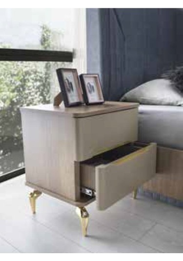 Aby Antrasit - Meşe - Gold Hazal Komidin Antrasit Meşe