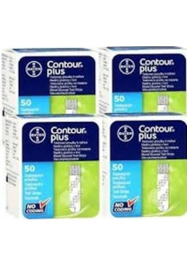 Contour Plus Kan Şekeri Ölçüm Stribi 4 Kutu 200 Adet