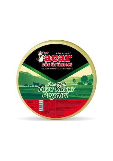 Acar Süt Ürünleri Taze Kars Kaşarı 1 KG