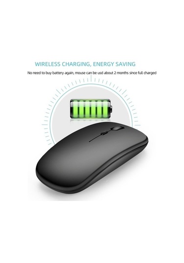 Tongxida M90 2,4 Ghz Super İnce Sessiz Kablosuz Mouse, 2 Modlu, Hızlı Kullanıcı M-90