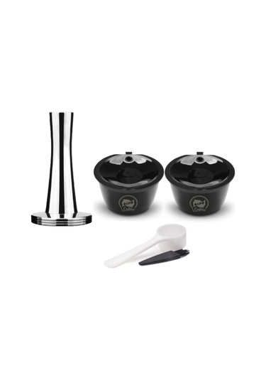 Siyah İ Cafilas Dgpc03 Yeniden Kullanılabilir Doldurulabilir Kahve Kapsül Filtresi Gı Krema Yapımcısı Kahve Makinesi Aks. 56600451