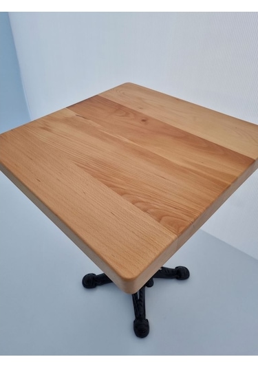 Bintaşmobilya Kayın Kütük Cafe Masası 60X60