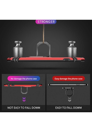 Xiaomi Mi 9 Kılıf Zore Vega Kapak Siyah
