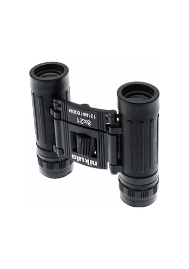 Nikula 8x21 El Dürbünü - Siyah - Kauçuk Kaplama Siyah